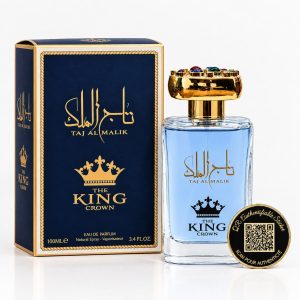 THE KING AVEC QR CODE (Un parfum de 100ML sur-mesure dont le QR code gravé sur le flacon réveille vos plus beaux souvenirs en photos, vidéos et audio.)